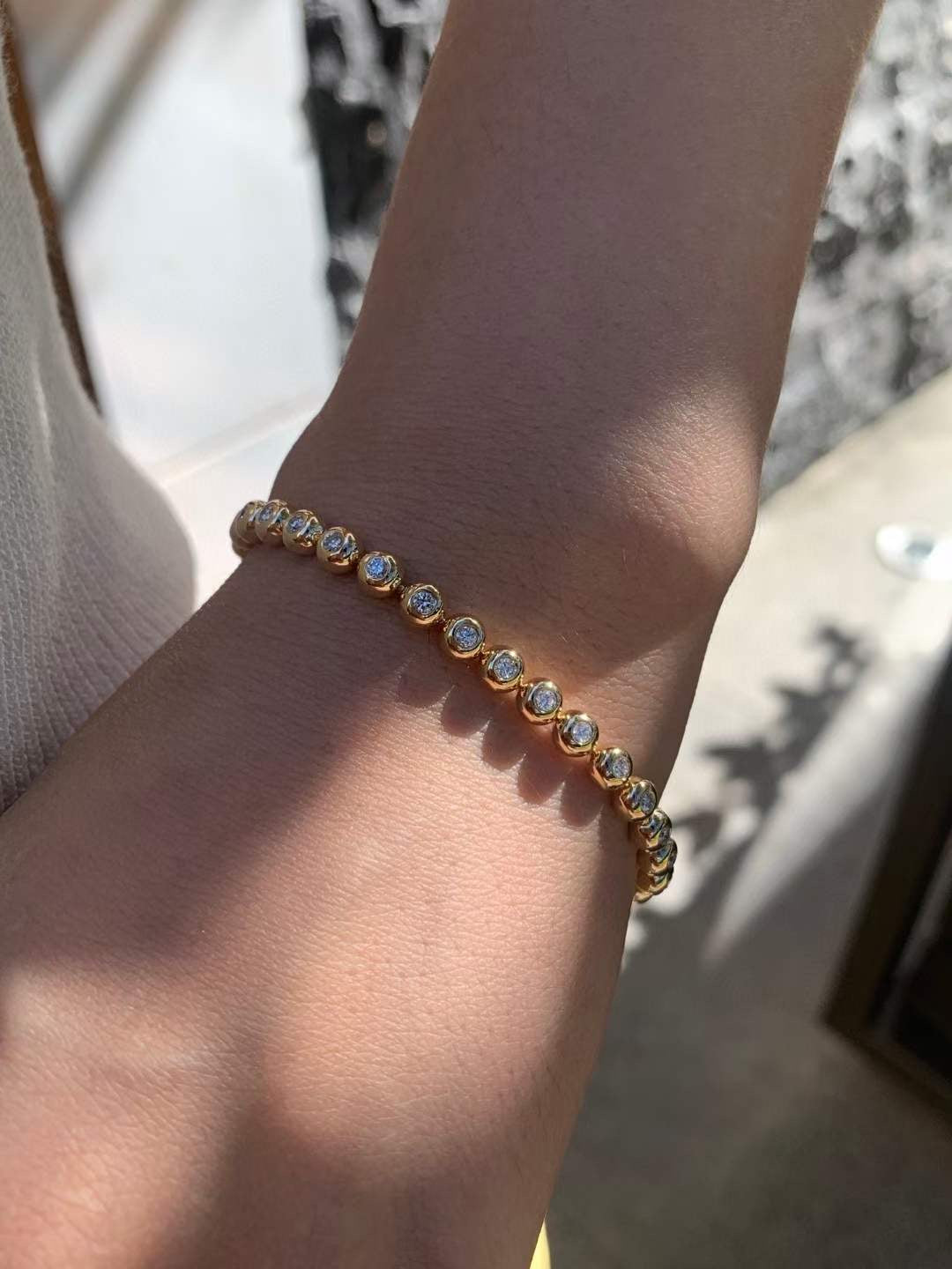 Classic Round Diamond Bracelet
