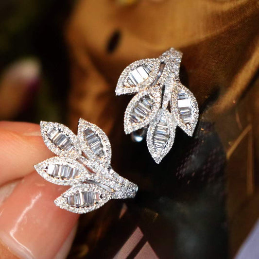 Tree of Life Diamond Stud Earrings