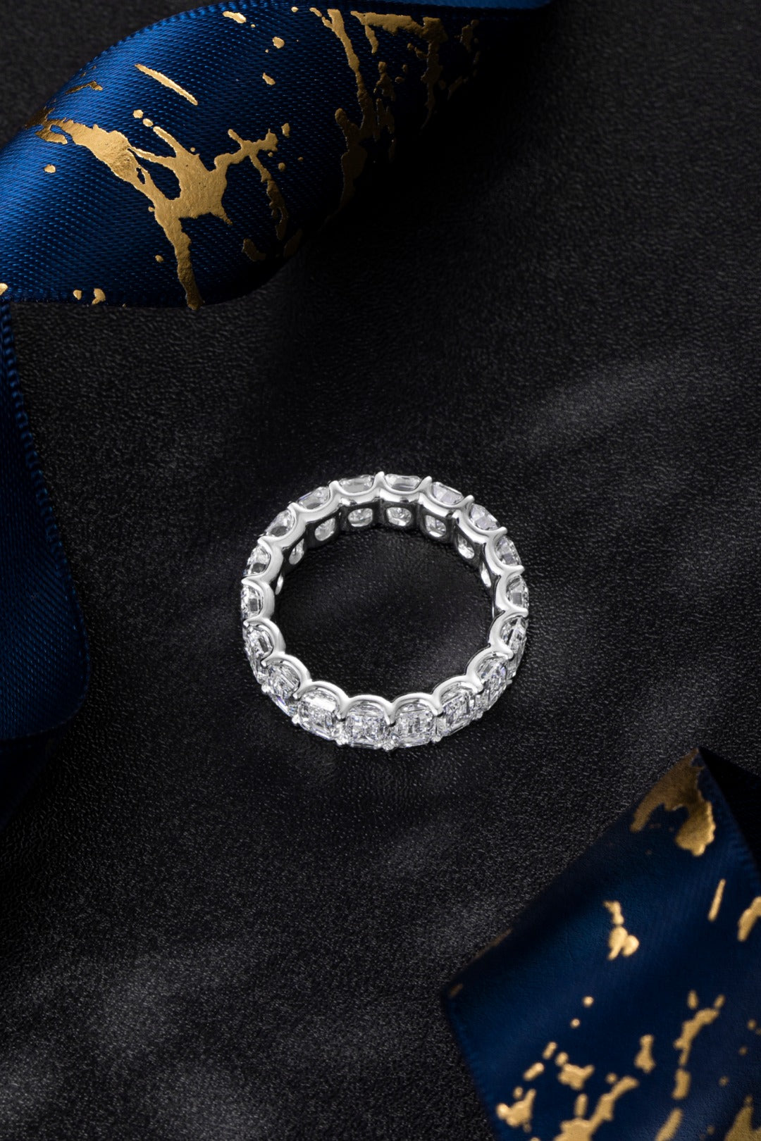 Serwa Jewellery | Aurora Columns – PT900 Emerald-Cut Lab-Grown Diamond Ring