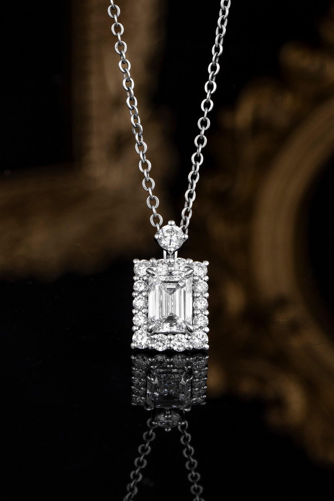 Serwa Jewellery | Luminous Orbit – PT900 Lab-Grown Diamond Pendant