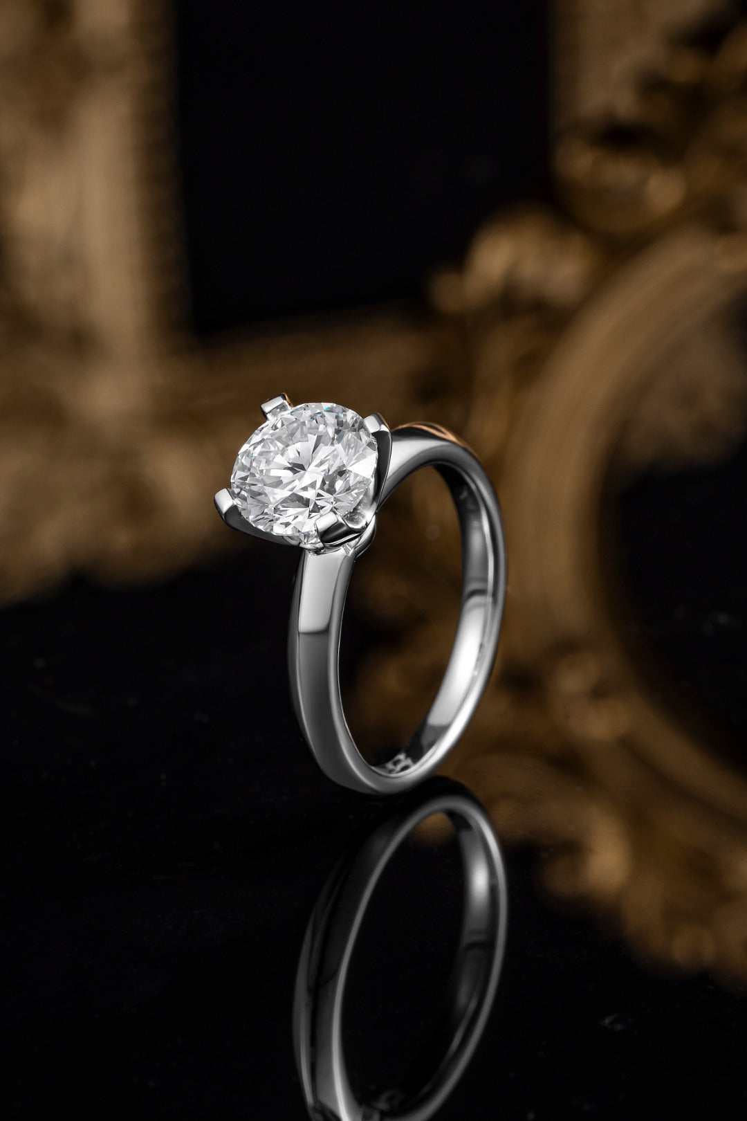 Serwa Jewellery | Pure Solstice 4-prong PT900 Lab-Grown Diamond Ring