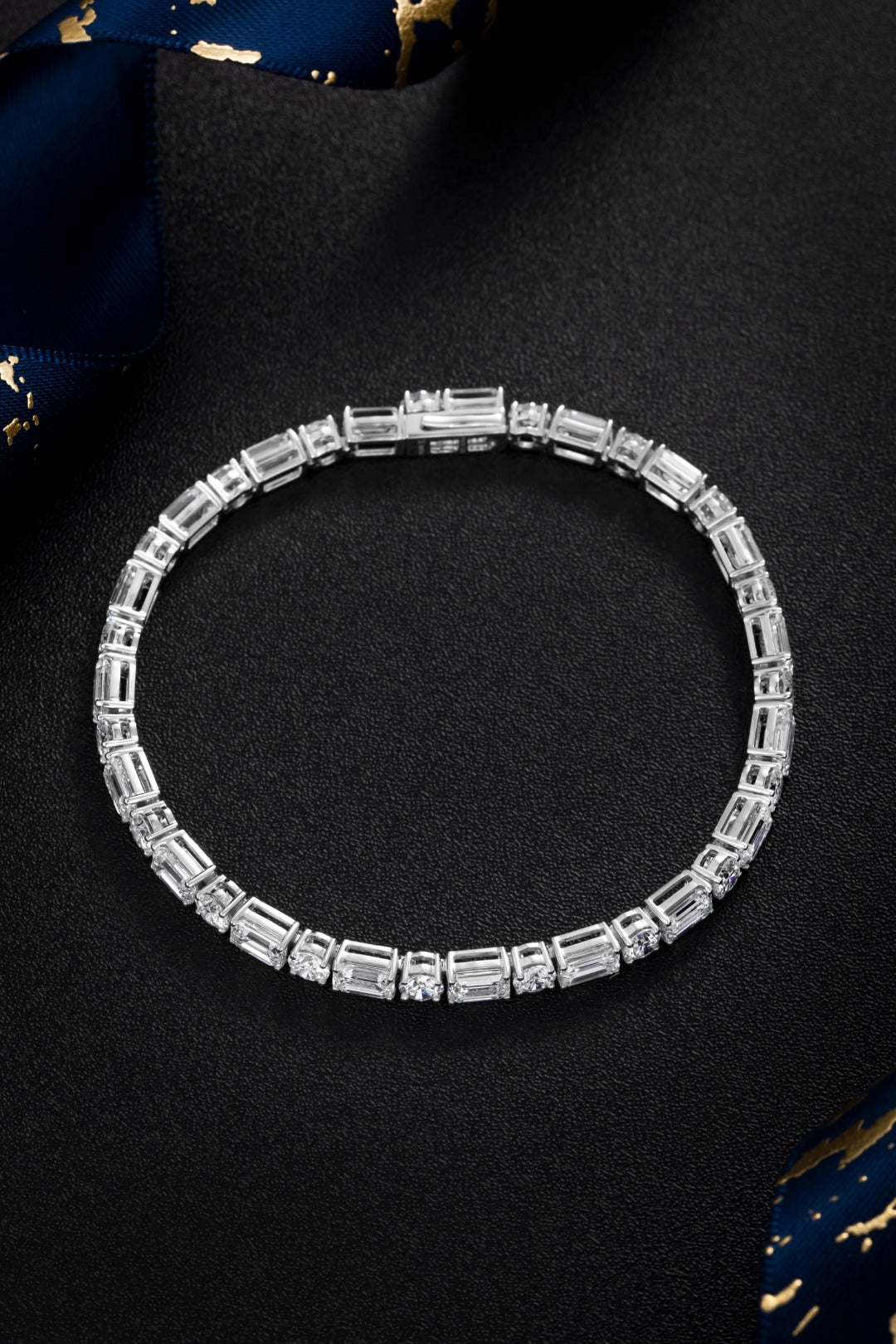 Serwa Jewellery | Dual Brilliance – PT900 Lab-Grown Diamond Bracelet