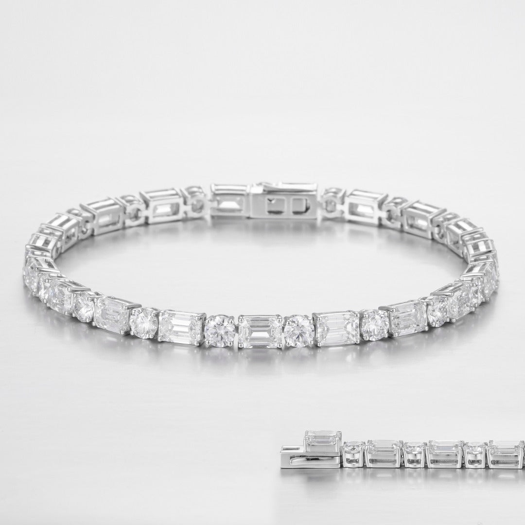 Serwa Jewellery | Dual Brilliance – PT900 Lab-Grown Diamond Bracelet