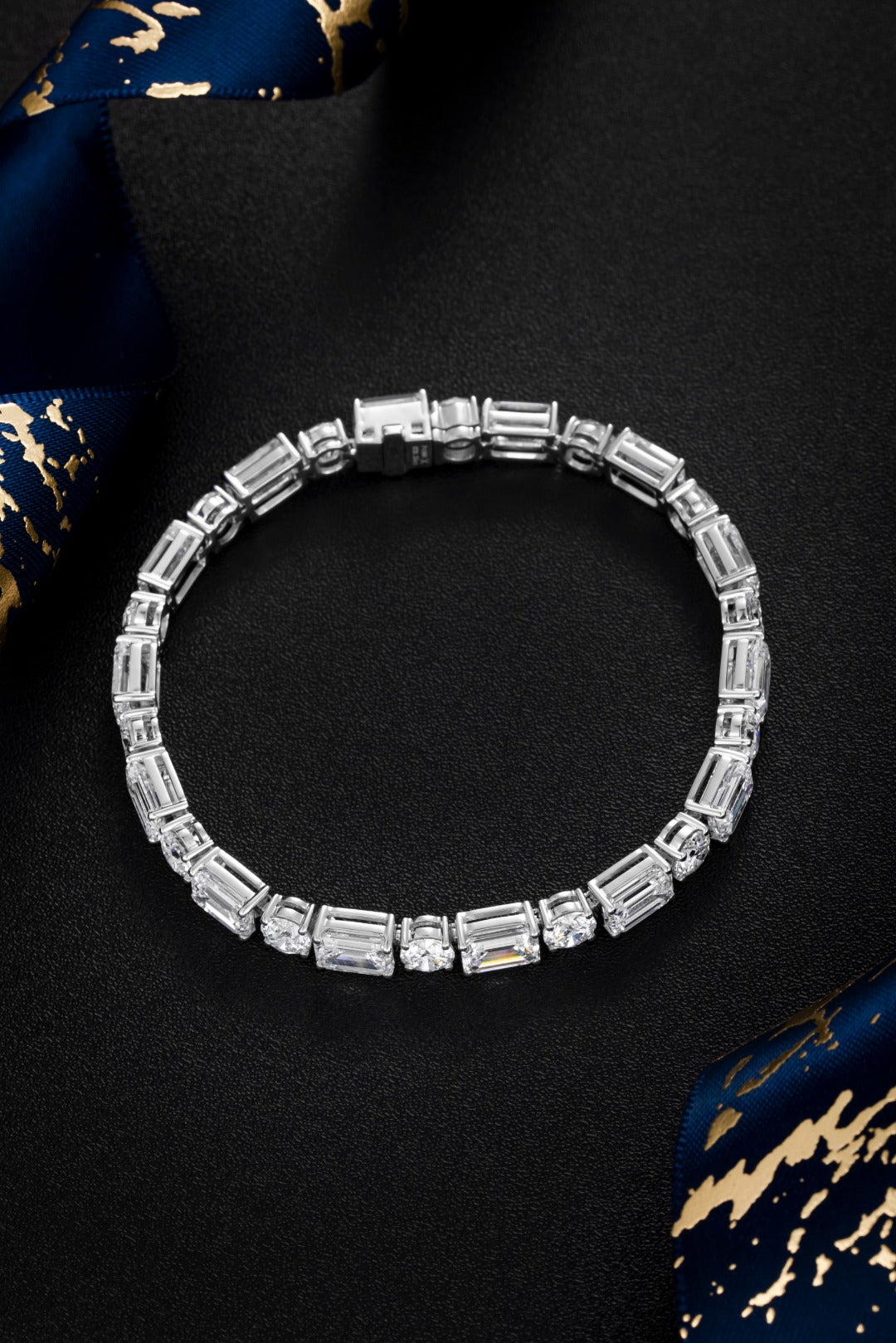 Serwa Jewellery | Imperial Duo Radiance – PT900 Lab-Grown Diamond Bracelet