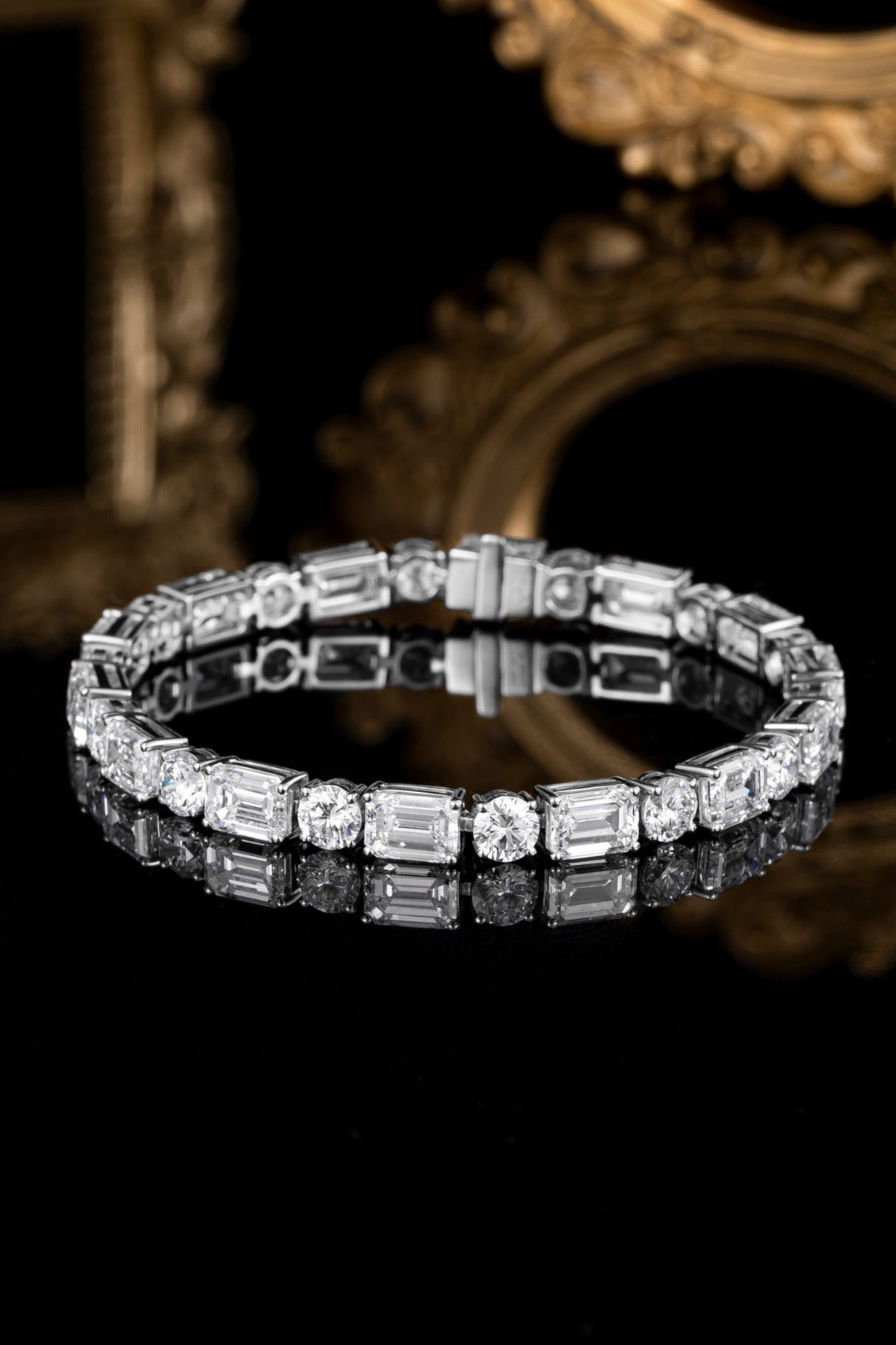 Serwa Jewellery | Imperial Duo Radiance – PT900 Lab-Grown Diamond Bracelet