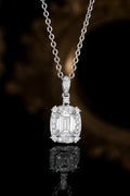 Serwa Jewellery | Refined Aura – PT900 Lab-Grown Diamond Pendant