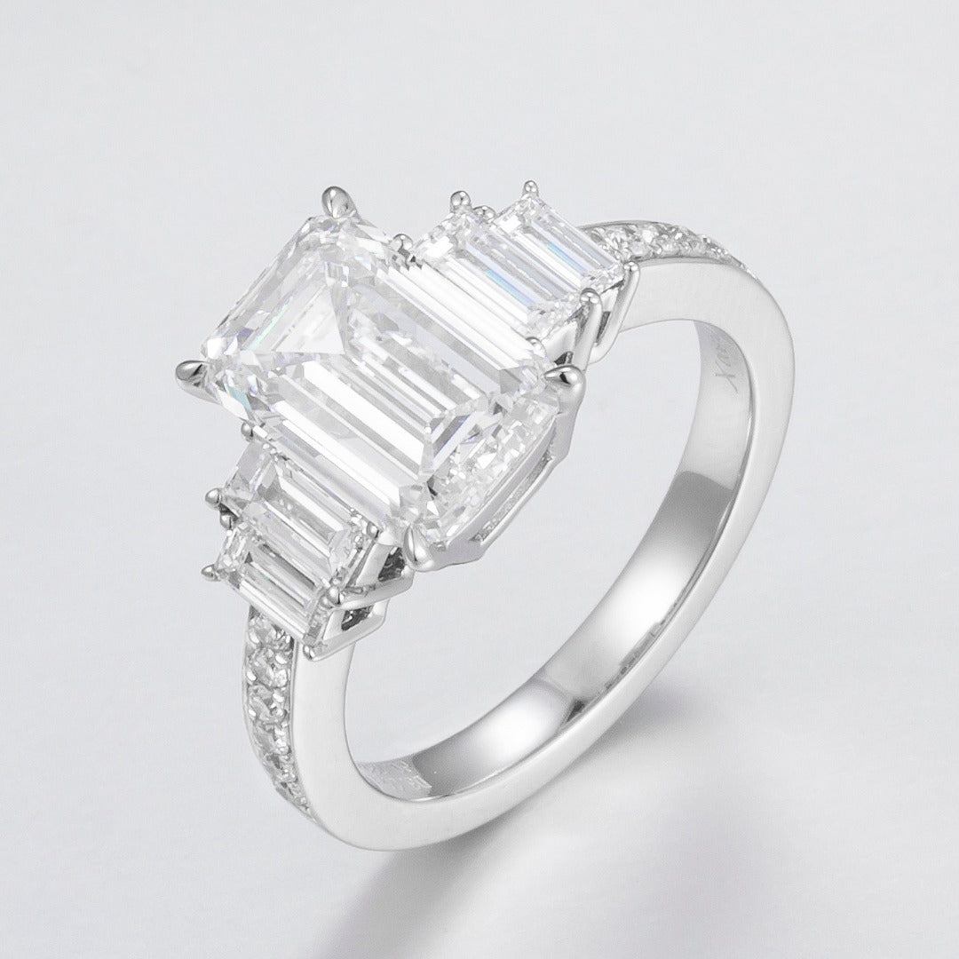 Serwa Jewellery | Commanding Grace – PT900 Lab-Grown Diamond Ring