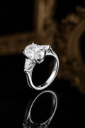Serwa Jewellery | Sculpted Brilliance – PT900 Lab-Grown Diamond Ring