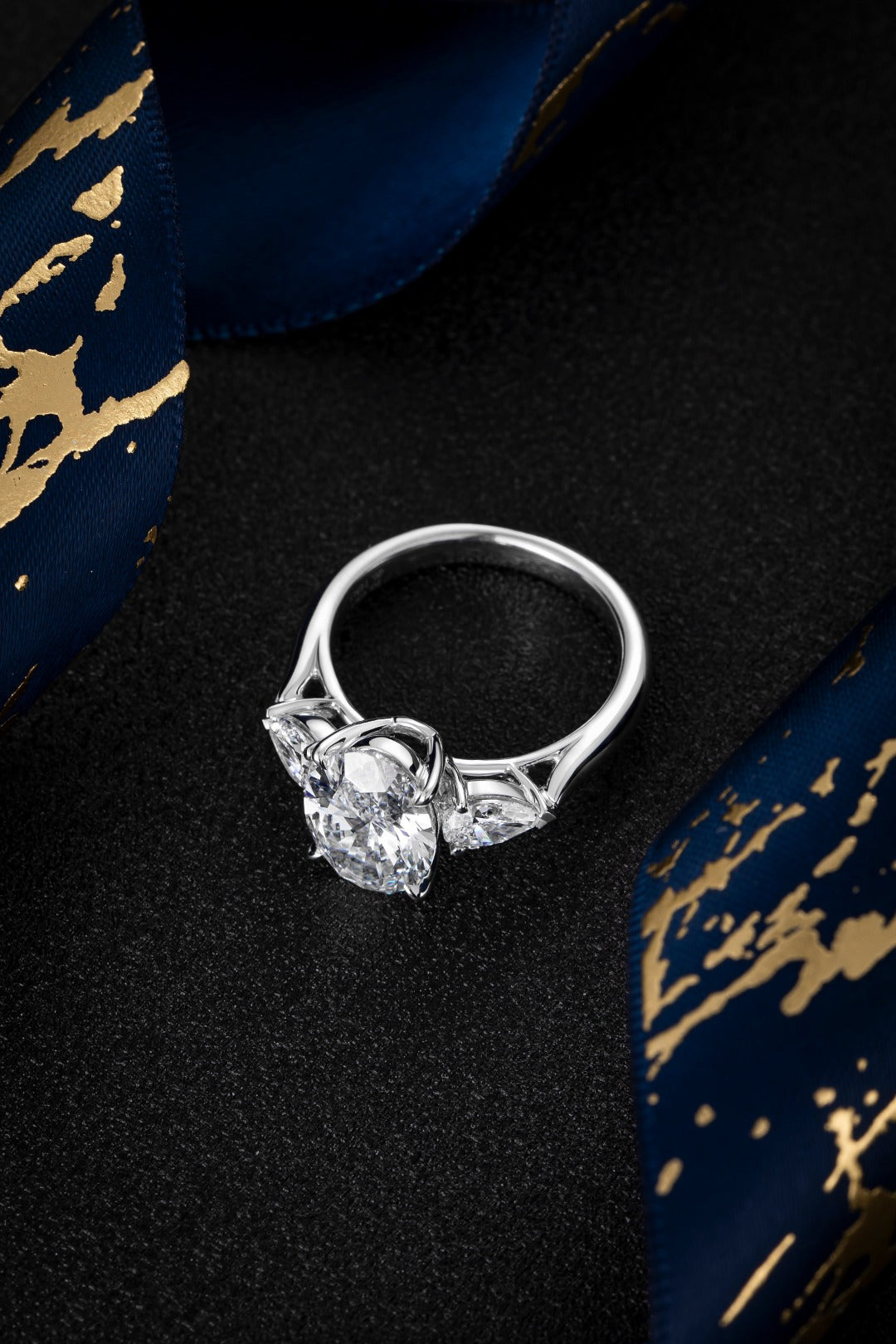 Serwa Jewellery | Sculpted Brilliance – PT900 Lab-Grown Diamond Ring