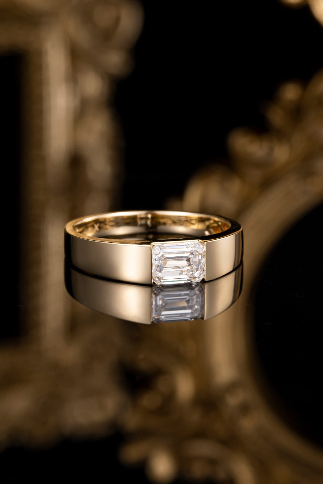 Serwa Jewellery | Modern Edge – 14K Gold Lab-Grown Diamond Ring