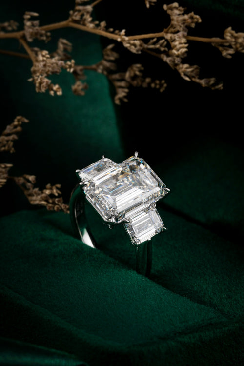 Serwa Jewellery | Architectural Brilliance – PT900 Lab-Grown Diamond Ring