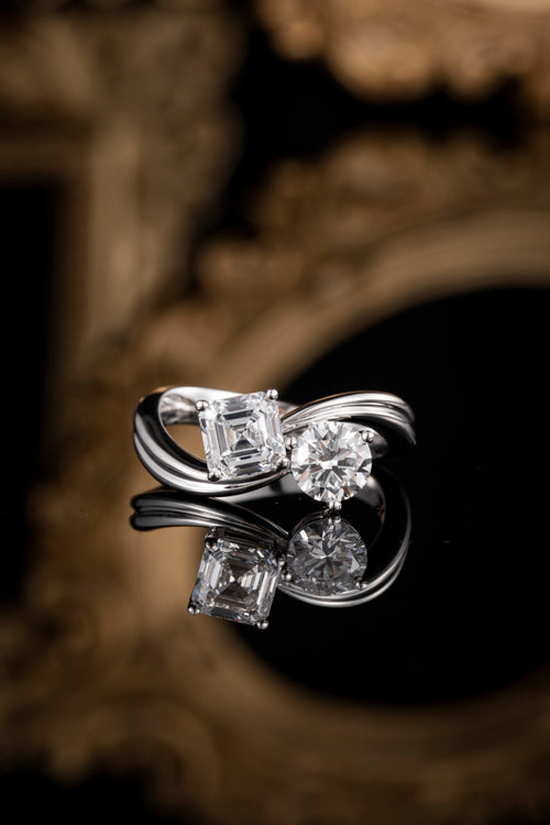 Serwa Jewellery | Balanced Radiance – PT900 Lab-Grown Diamond Ring