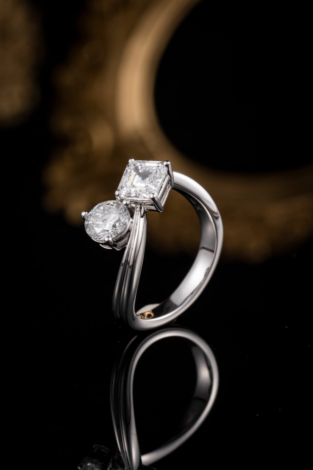 Serwa Jewellery | Balanced Radiance – PT900 Lab-Grown Diamond Ring