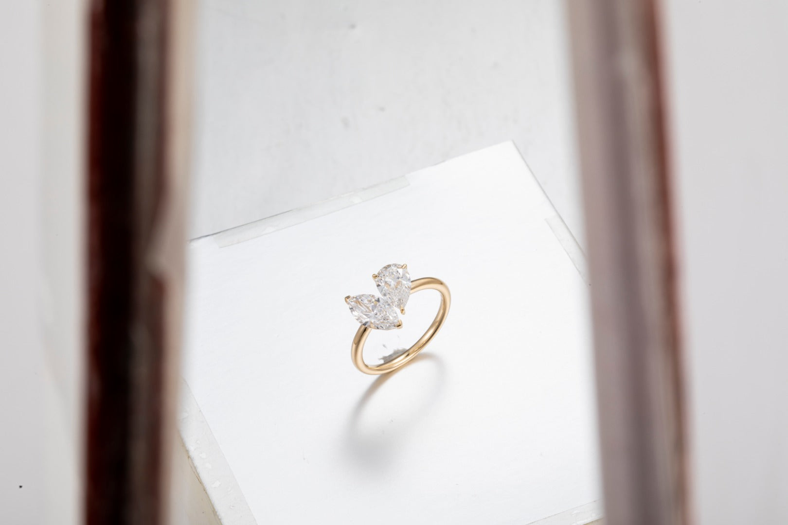 Serwa Jewellery | Golden Dialogue – 14K Gold Lab-Grown Diamond Ring