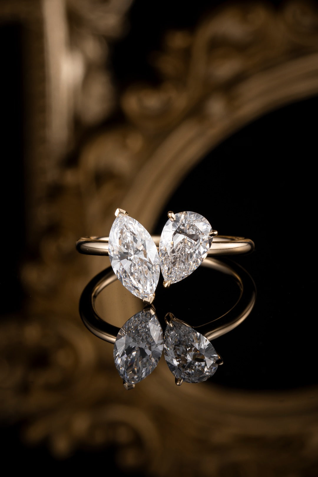 Serwa Jewellery | Golden Dialogue – 14K Gold Lab-Grown Diamond Ring