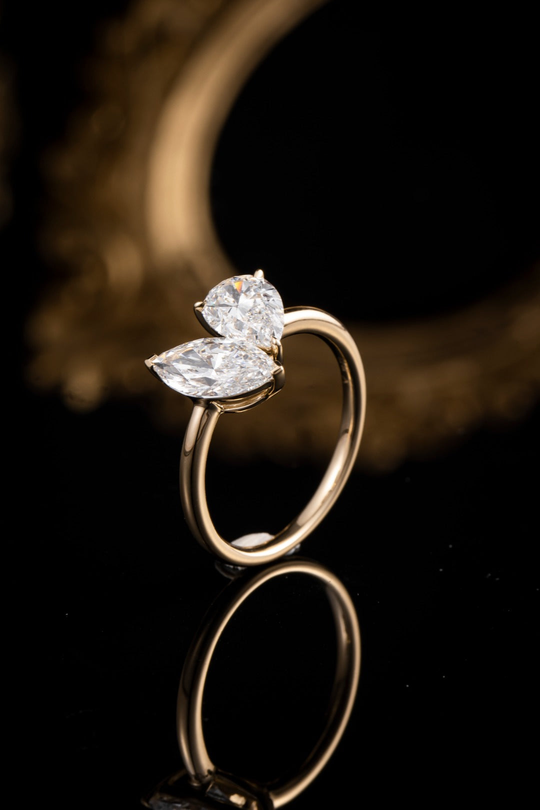 Serwa Jewellery | Golden Dialogue – 14K Gold Lab-Grown Diamond Ring