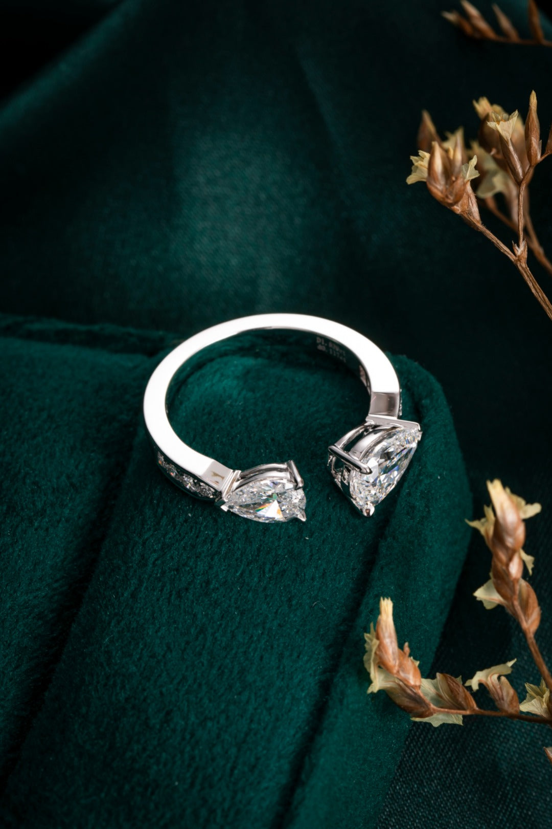 Serwa Jewellery | Twin Poise – PT900 Lab-Grown Diamond Ring
