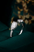 Serwa Jewellery | Twin Poise – PT900 Lab-Grown Diamond Ring