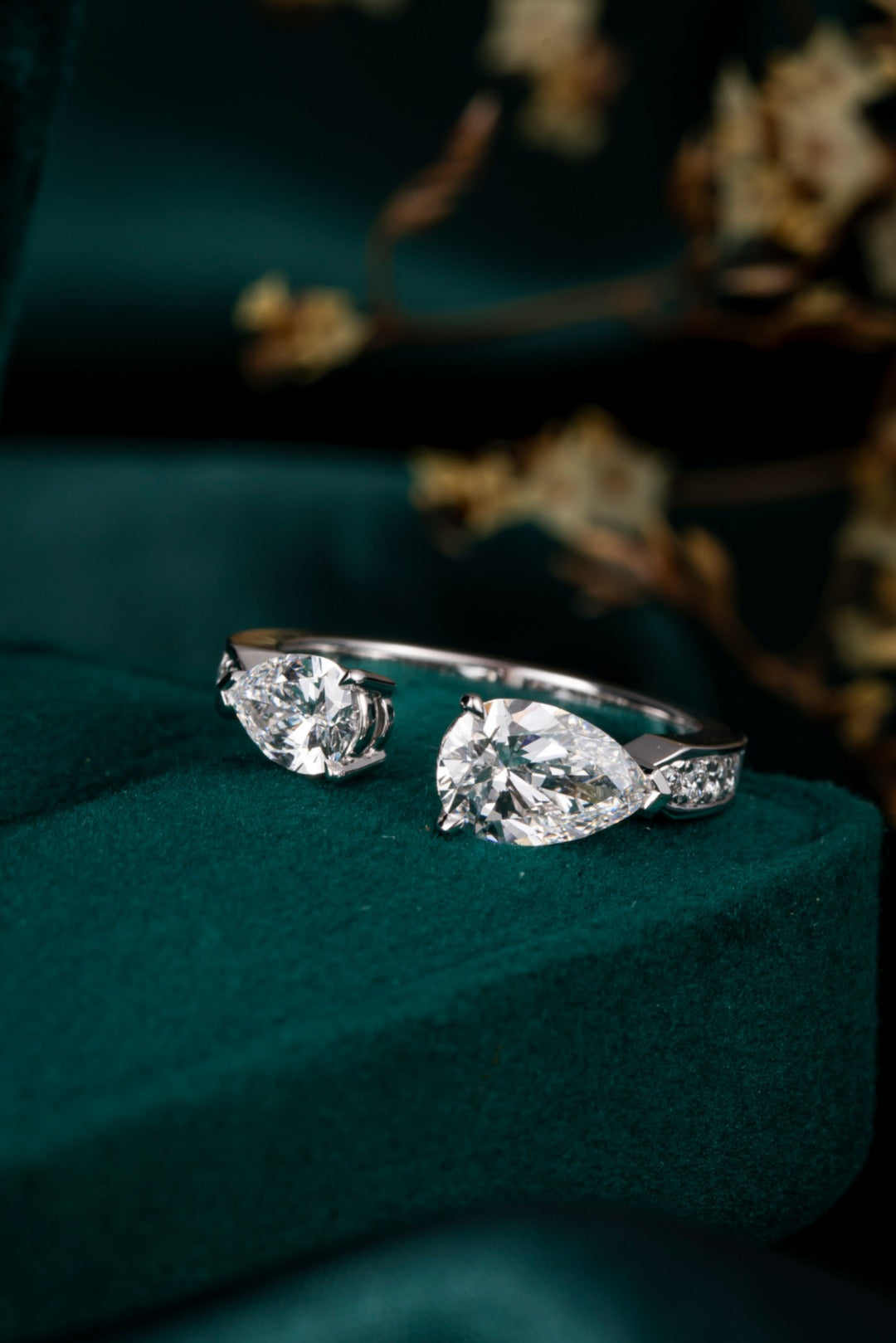 Serwa Jewellery | Twin Poise – PT900 Lab-Grown Diamond Ring