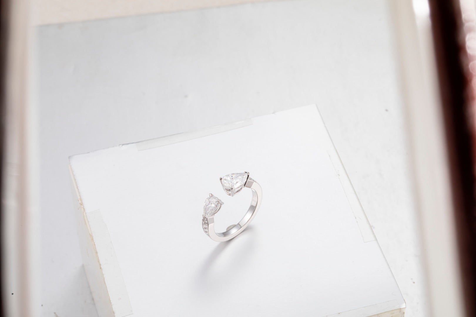 Serwa Jewellery | Twin Poise – PT900 Lab-Grown Diamond Ring