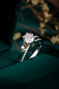 Serwa Jewellery | Gentle Interlace – PT900 Lab-Grown Diamond Ring