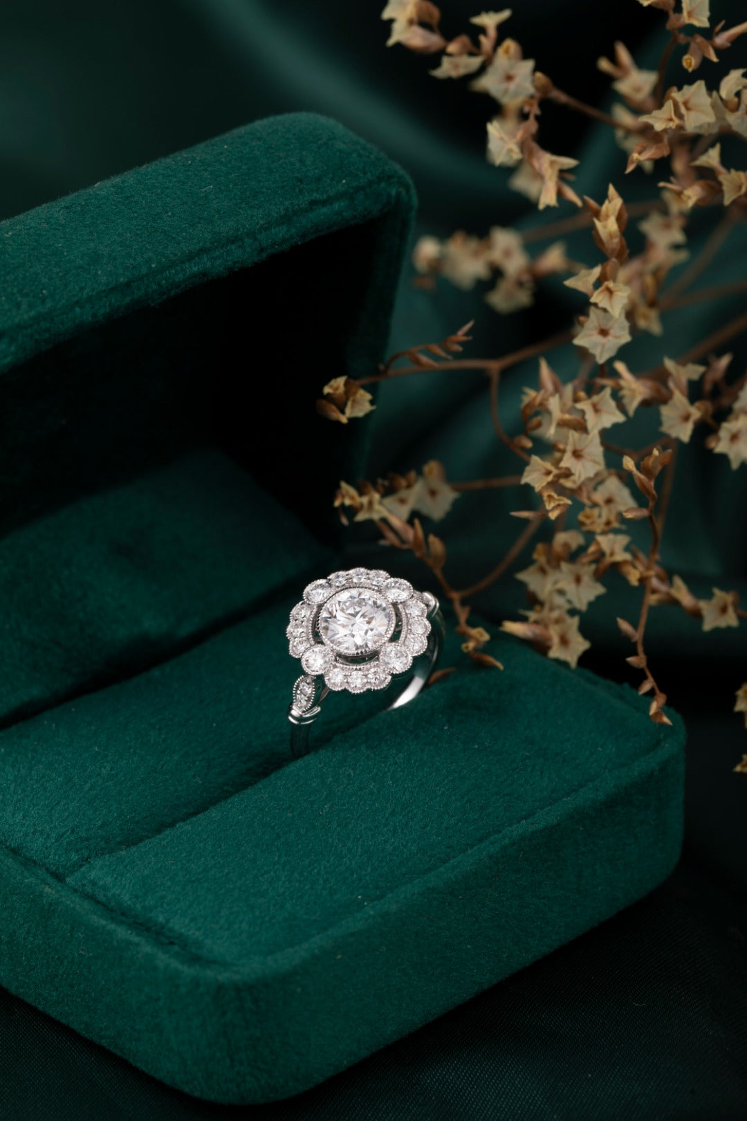 Serwa Jewellery | Heirloom Bloom – PT900 Lab-Grown Diamond Ring