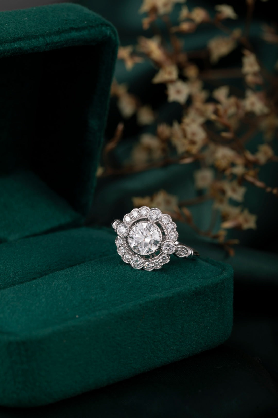 Serwa Jewellery | Heirloom Bloom – PT900 Lab-Grown Diamond Ring