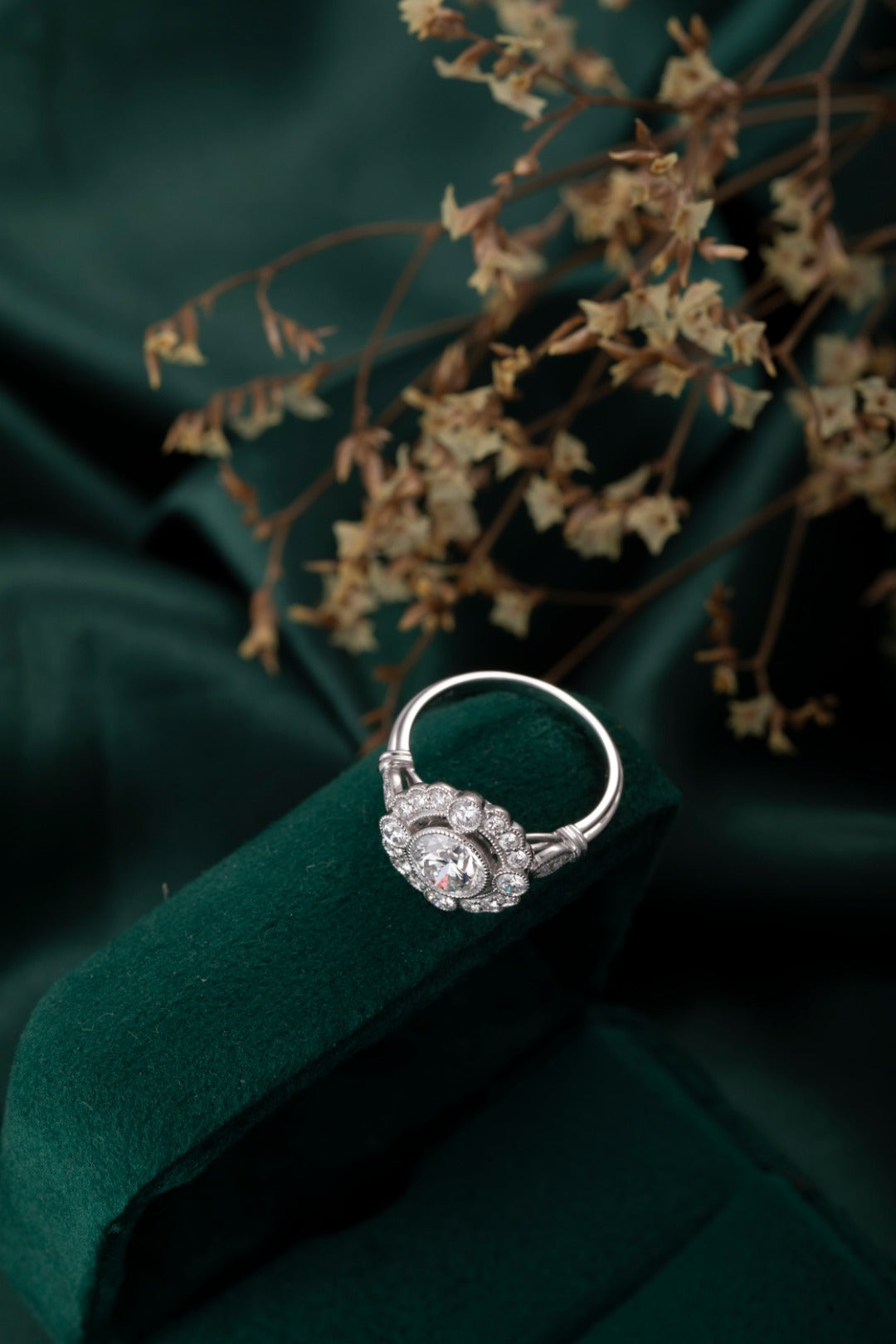 Serwa Jewellery | Heirloom Bloom – PT900 Lab-Grown Diamond Ring