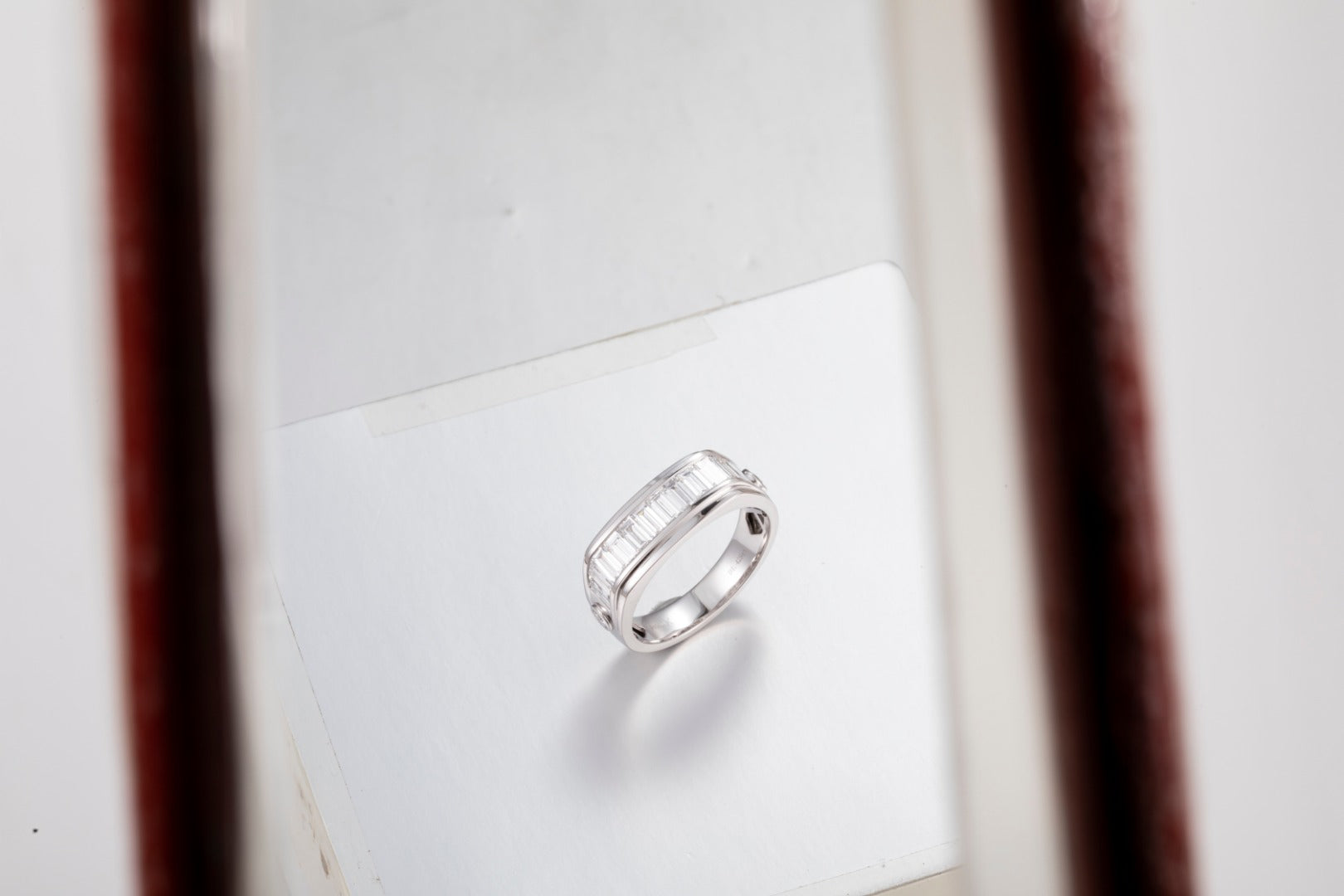 Serwa Jewellery | Linear Brilliance – PT900 Lab-Grown Diamond Band Ring