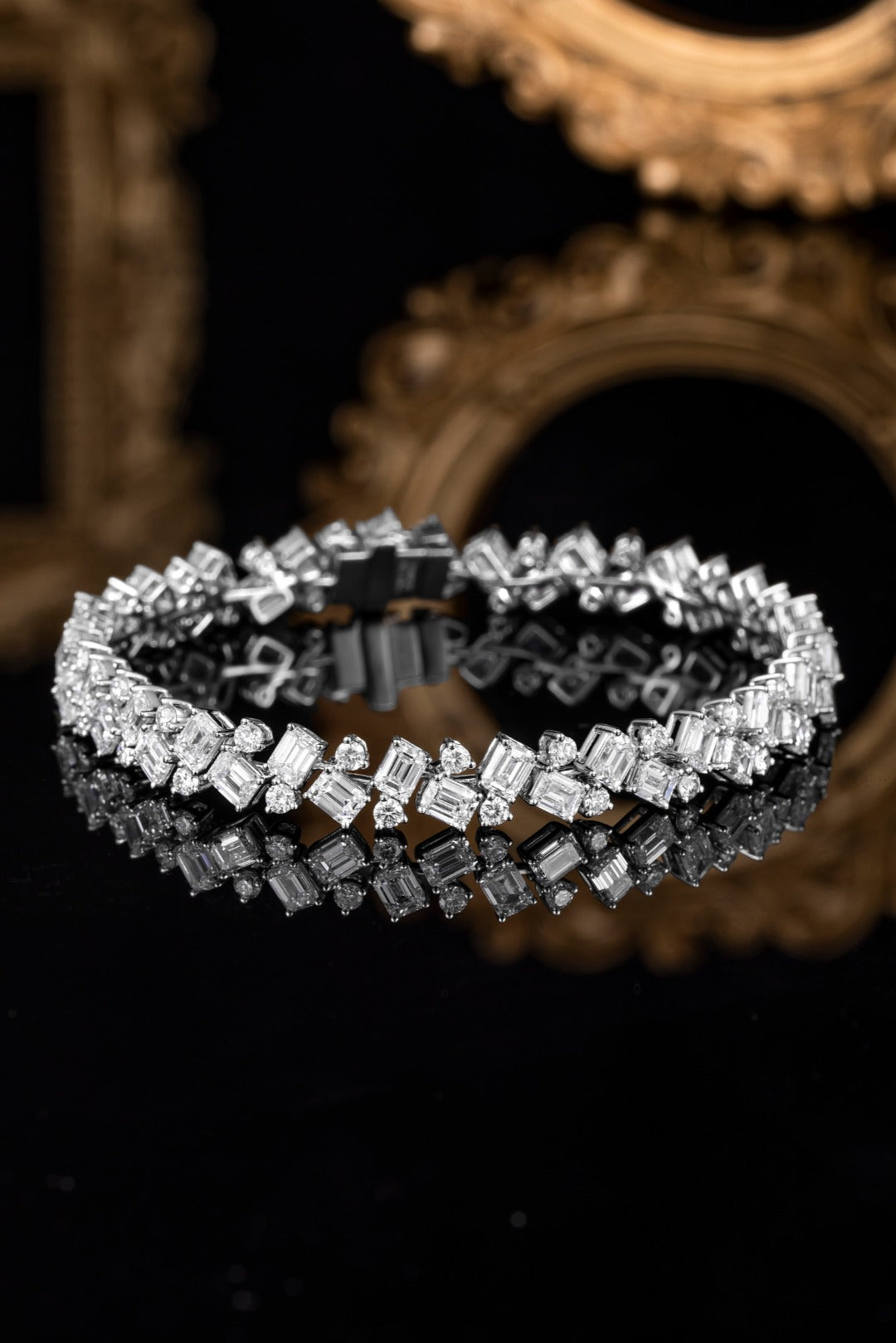 Serwa Jewellery | Architectural Brilliance – PT900 Lab-Grown Diamond Bracelet
