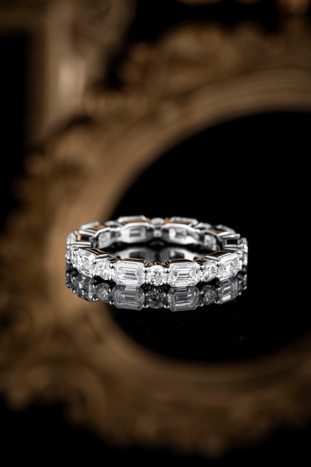 Serwa Jewellery | Radiant Eternity – PT900 Lab-Grown Diamond Ring