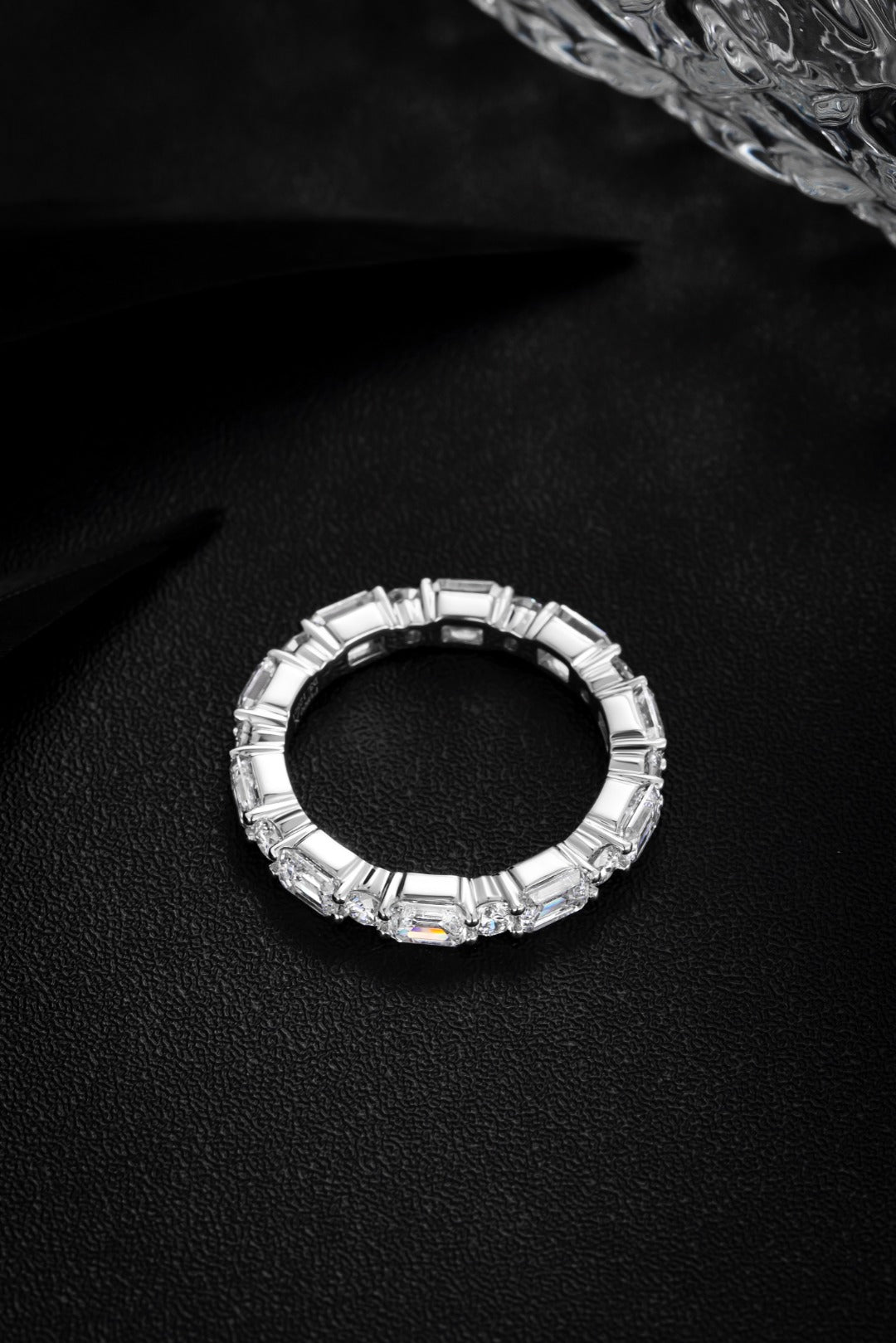 Serwa Jewellery | Radiant Eternity – PT900 Lab-Grown Diamond Ring