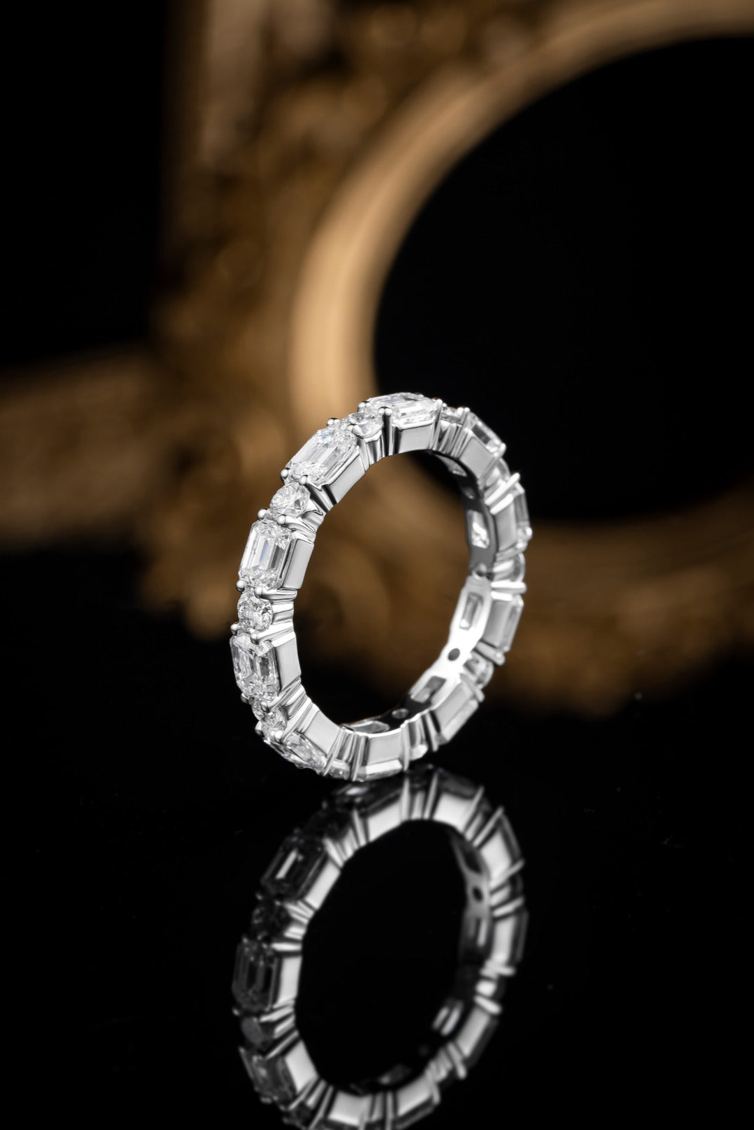 Serwa Jewellery | Radiant Eternity – PT900 Lab-Grown Diamond Ring