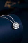 Serwa Jewellery | Luminous Halo – PT900 Lab-Grown Diamond Necklace