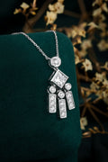 Serwa Jewellery | Structured Radiance – PT900 Lab-Grown Diamond Pendant Necklace
