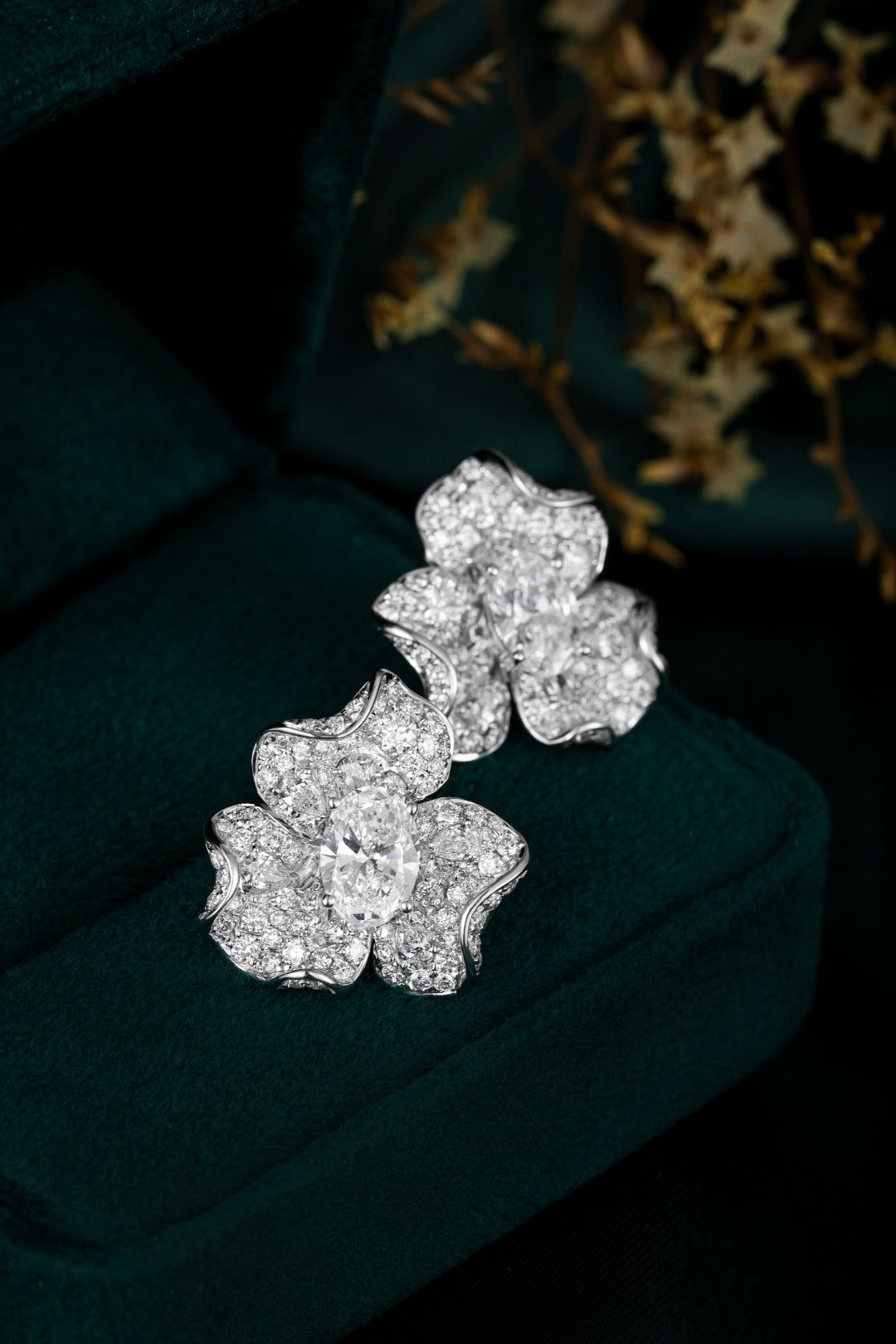 Serwa Jewellery | Bloom Reverie – 14K Gold Lab-Grown Diamond Earrings