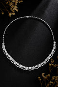 Serwa Jewellery | Floral Arc Symphony – PT900 Lab-Grown Diamond Necklace