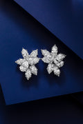 Serwa Jewellery | Star Bloom – PT900 Lab-Grown Diamond Stud Earrings