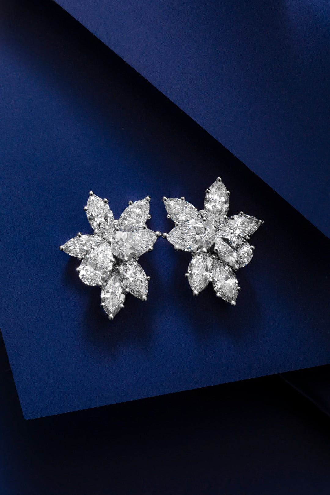 Serwa Jewellery | Star Bloom – PT900 Lab-Grown Diamond Stud Earrings
