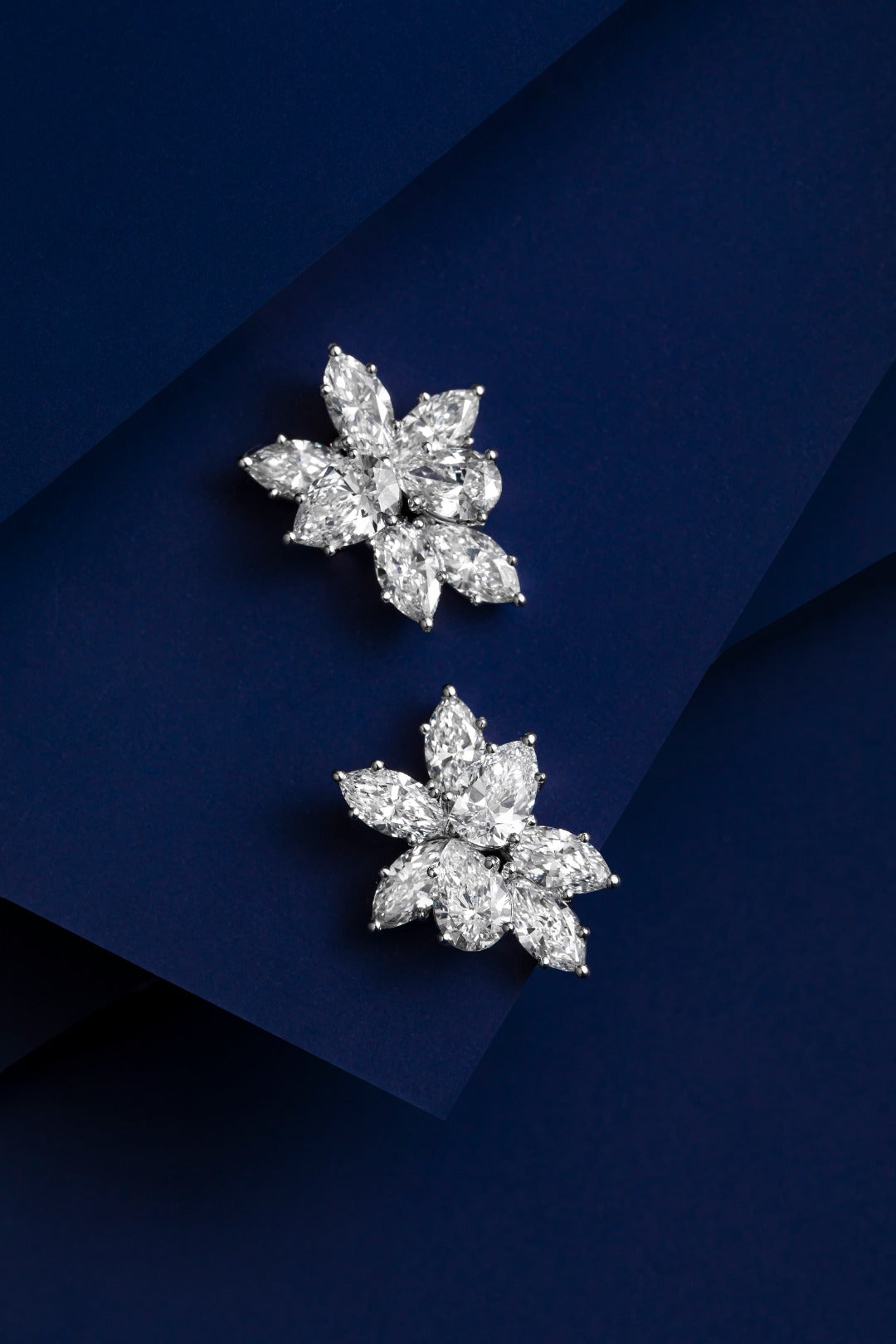 Serwa Jewellery | Star Bloom – PT900 Lab-Grown Diamond Stud Earrings