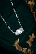 Serwa Jewellery | Pure Oval – PT950 Lab-Grown Diamond Necklace