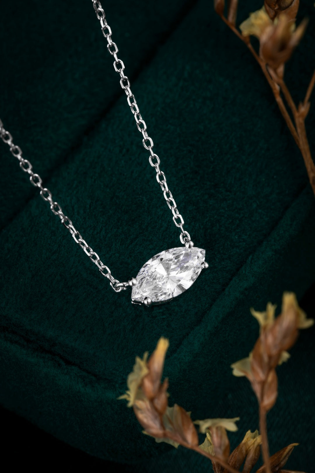 Serwa Jewellery | Pure Oval – PT950 Lab-Grown Diamond Necklace