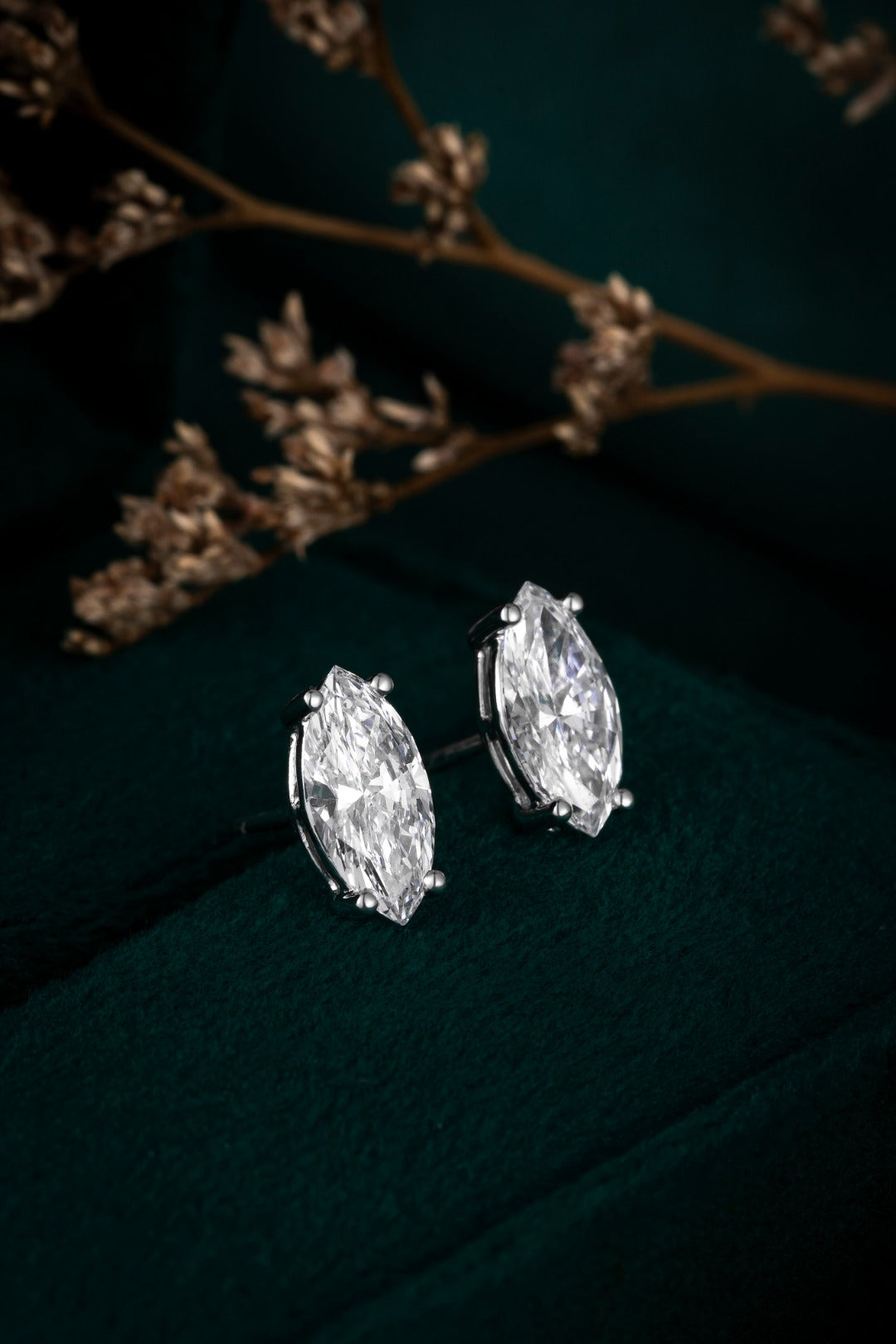Serwa Jewellery | Pure Marquise – PT900 Lab-Grown Diamond Earrings