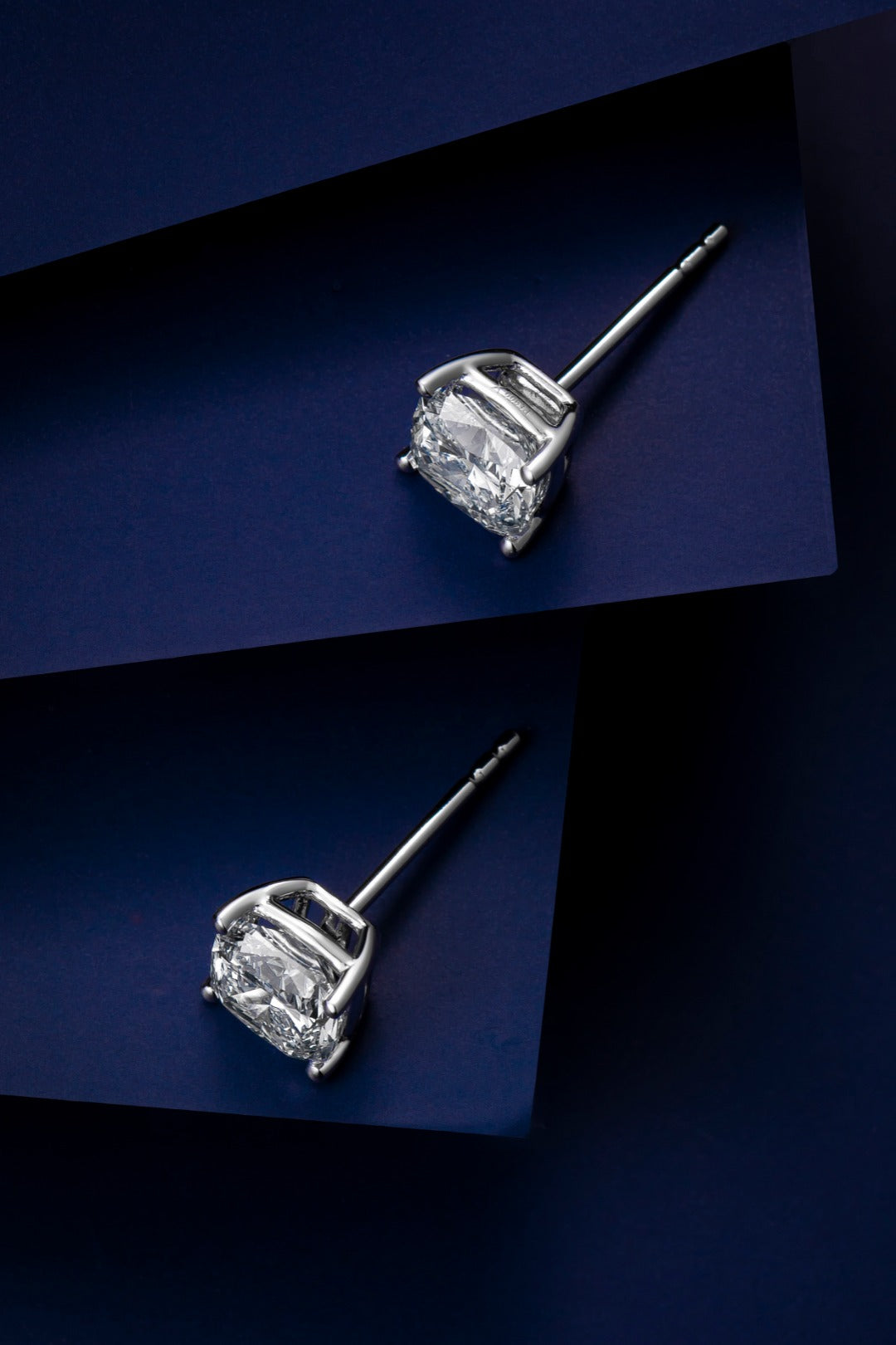 Serwa Jewellery | Pure Radiance – PT900 Lab-Grown Diamond Stud Earrings