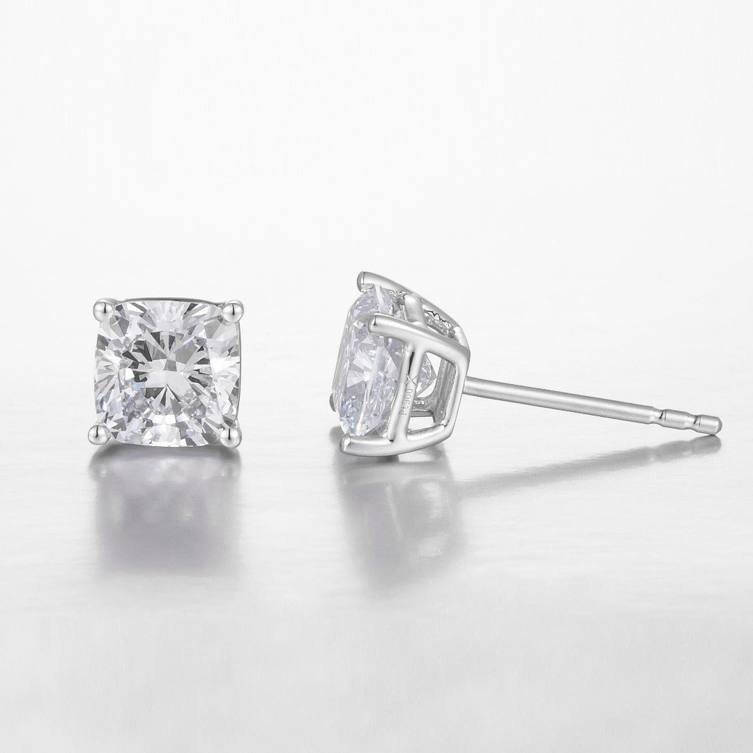 Serwa Jewellery | Pure Radiance – PT900 Lab-Grown Diamond Stud Earrings