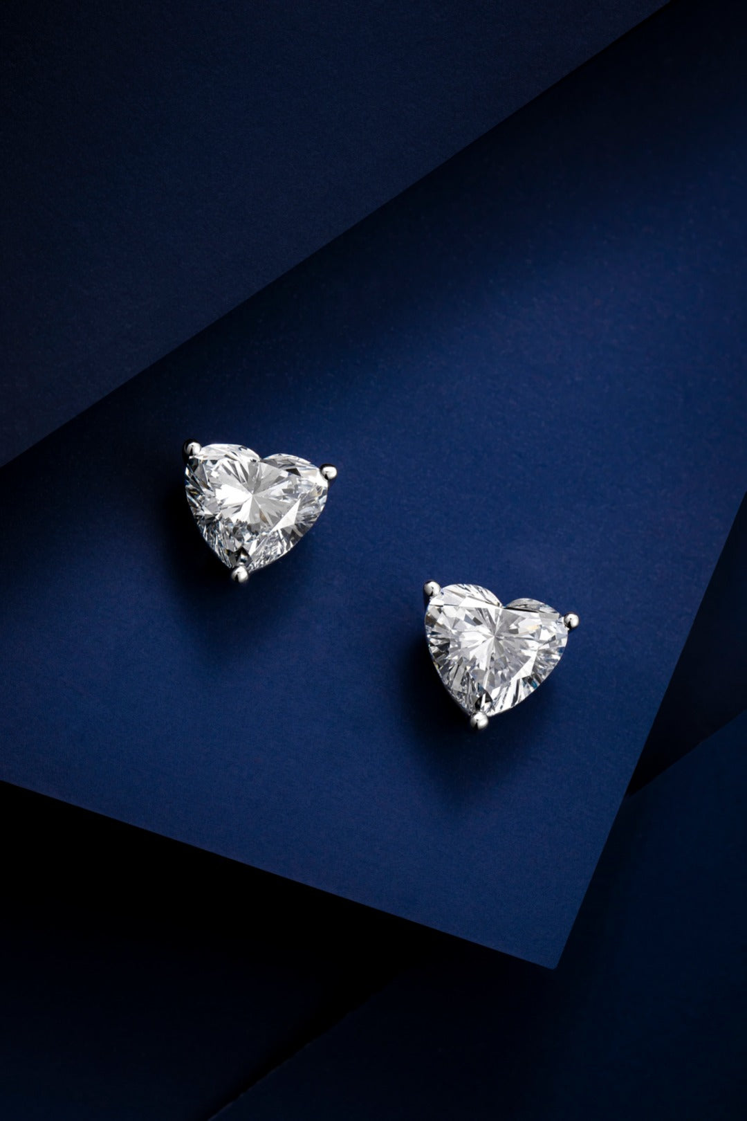 Serwa Jewellery | True Heart – PT900 Lab-Grown Diamond Stud Earrings