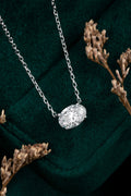 Serwa Jewellery | Oval Solitaire – PT950 Lab-Grown Diamond Necklace