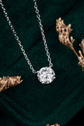 Serwa Jewellery | Round Solitaire – PT950 Lab-Grown Diamond Necklace