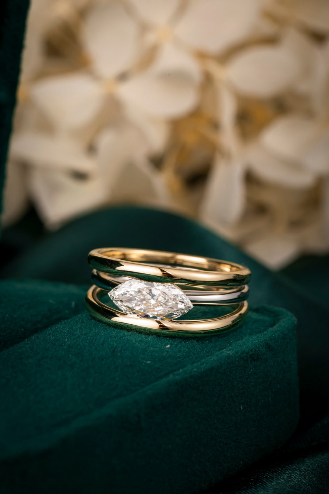 Serwa Jewellery | Parallel Grace – 14K Lab-Grown Diamond Ring