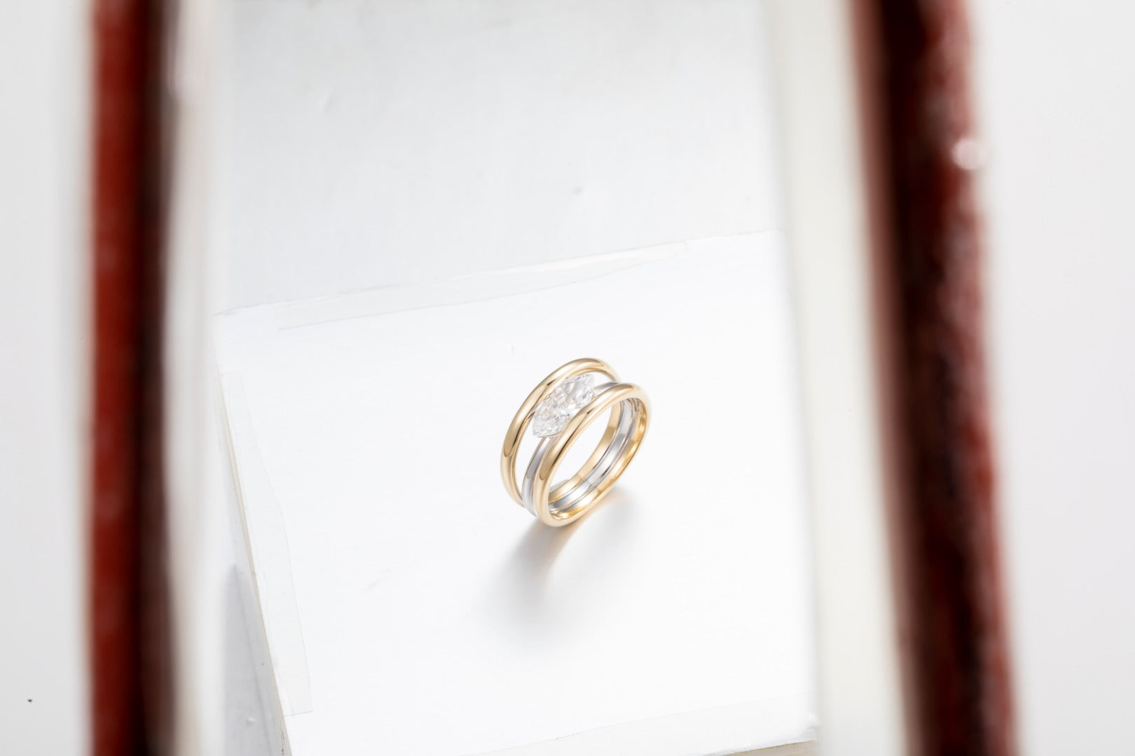 Serwa Jewellery | Parallel Grace – 14K Lab-Grown Diamond Ring